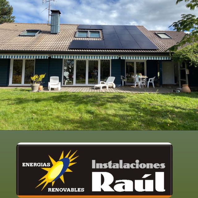 Instalaciones Raúl casa con placas solares